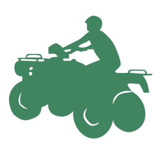 ATV riding feature icon